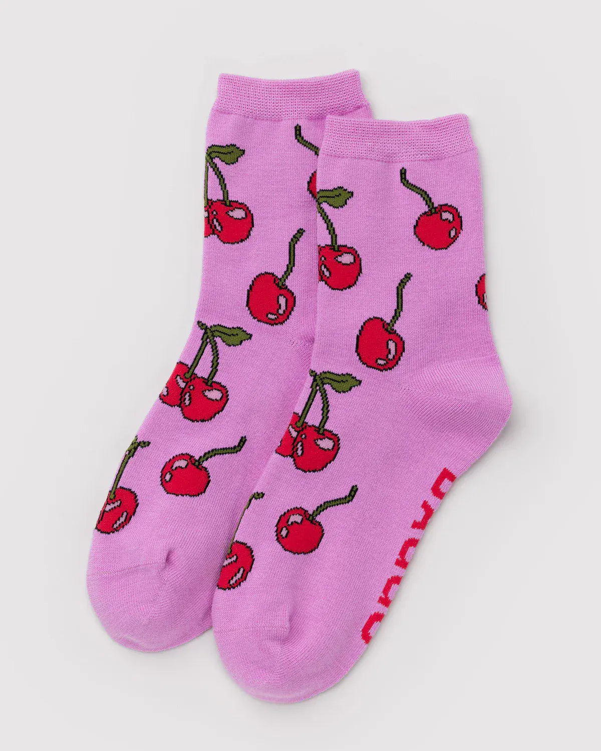 Baggu Fashion Crew Sock | Cherries