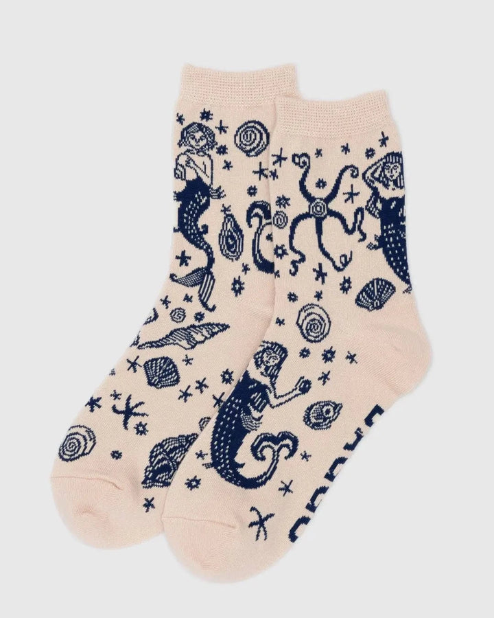 Baggu Fashion Crew Sock | Mermaid