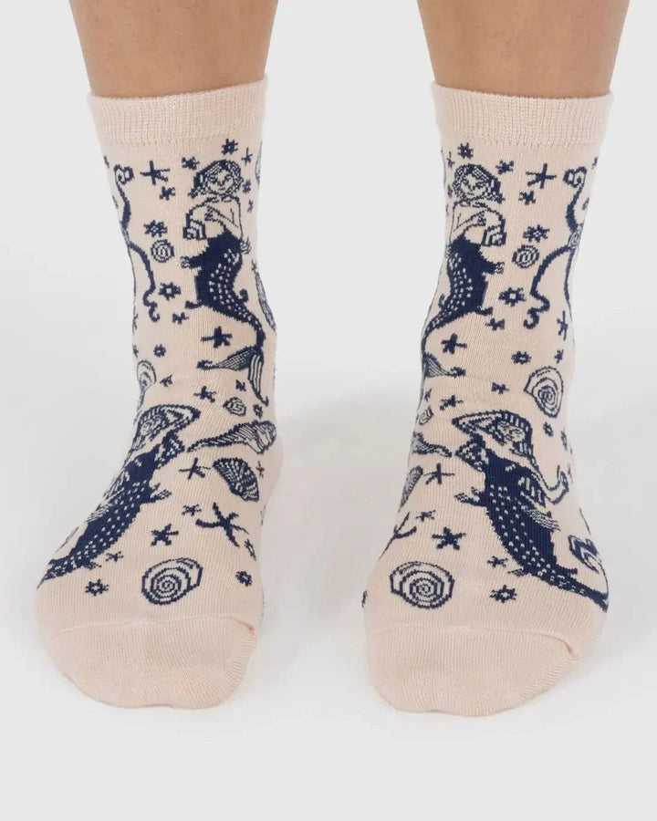 Baggu Fashion Crew Sock | Mermaid