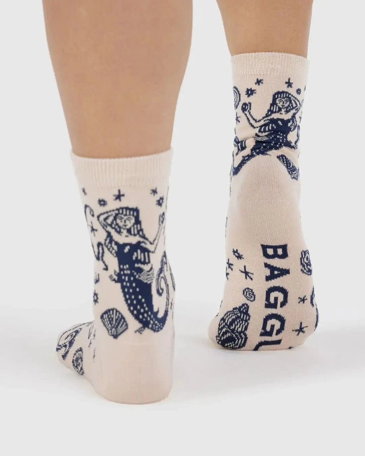 Baggu Fashion Crew Sock | Mermaid