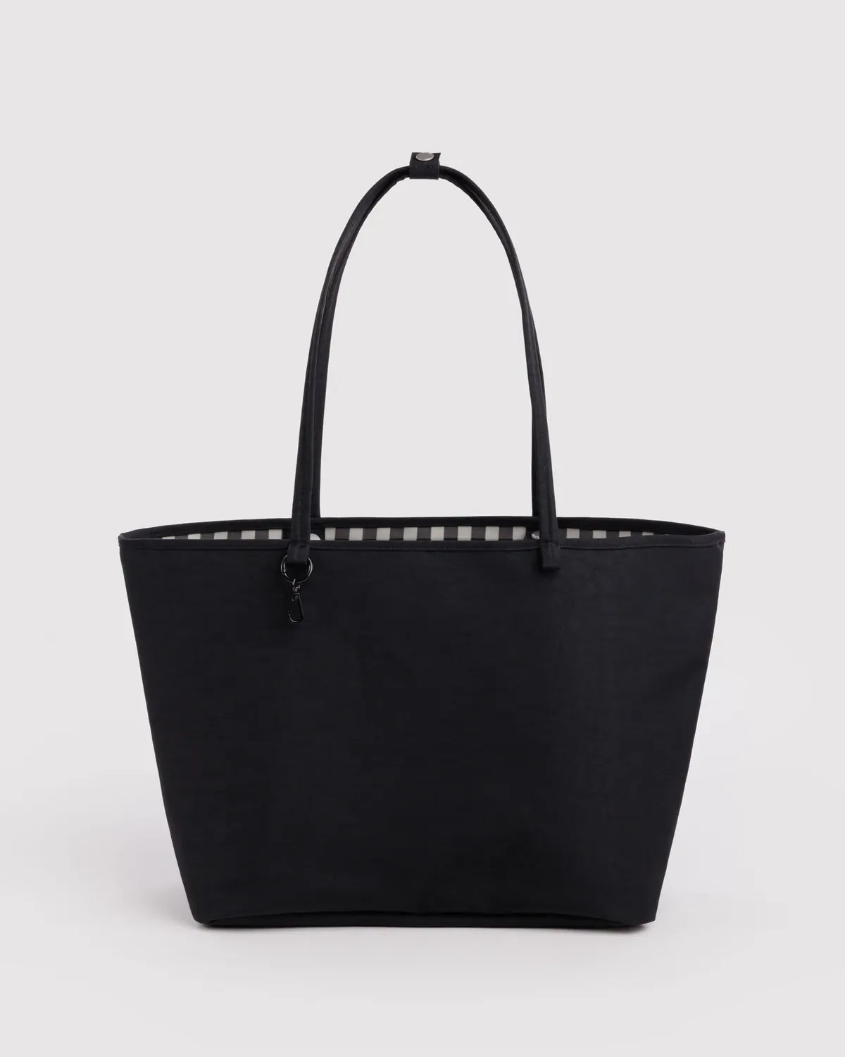 Baggu Fashion Large Nylon Reversible Tote | Black Mix