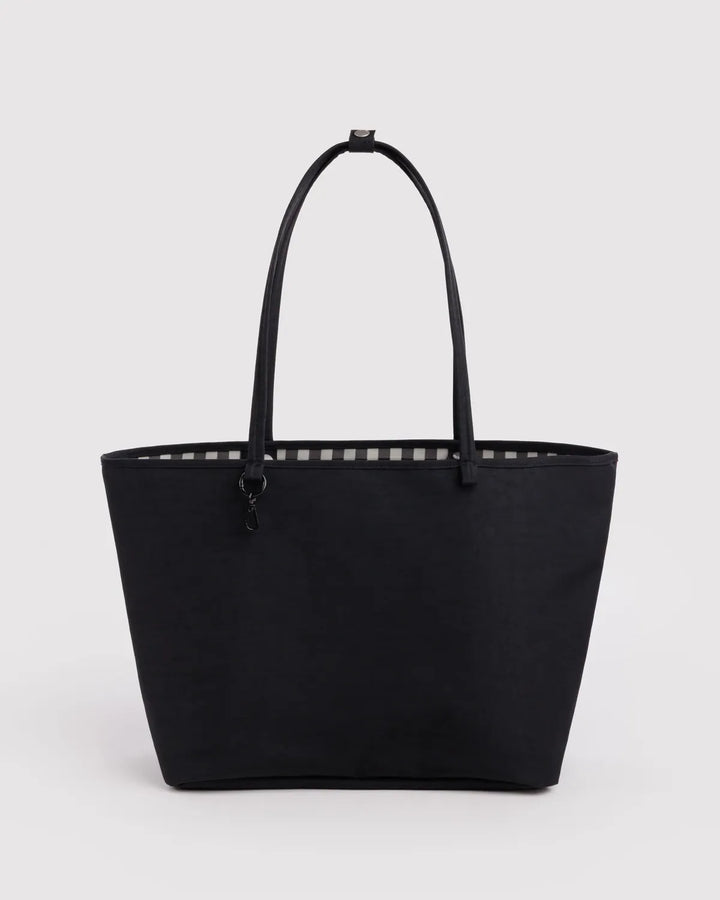 Baggu Fashion Large Nylon Reversible Tote | Black Mix