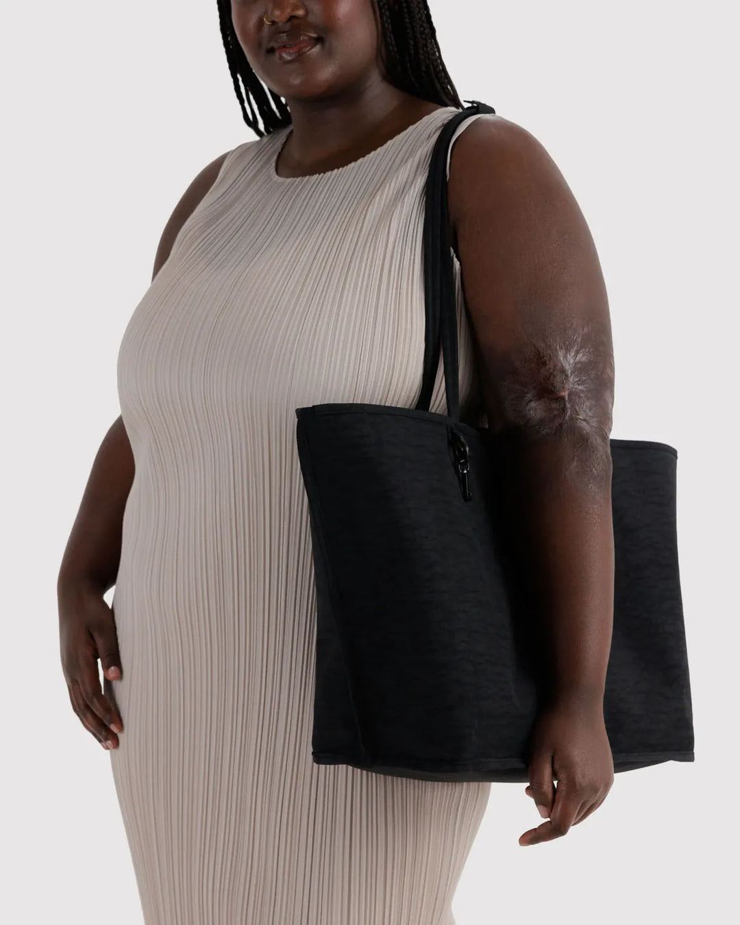 Baggu Fashion Large Nylon Reversible Tote | Leopard Mix