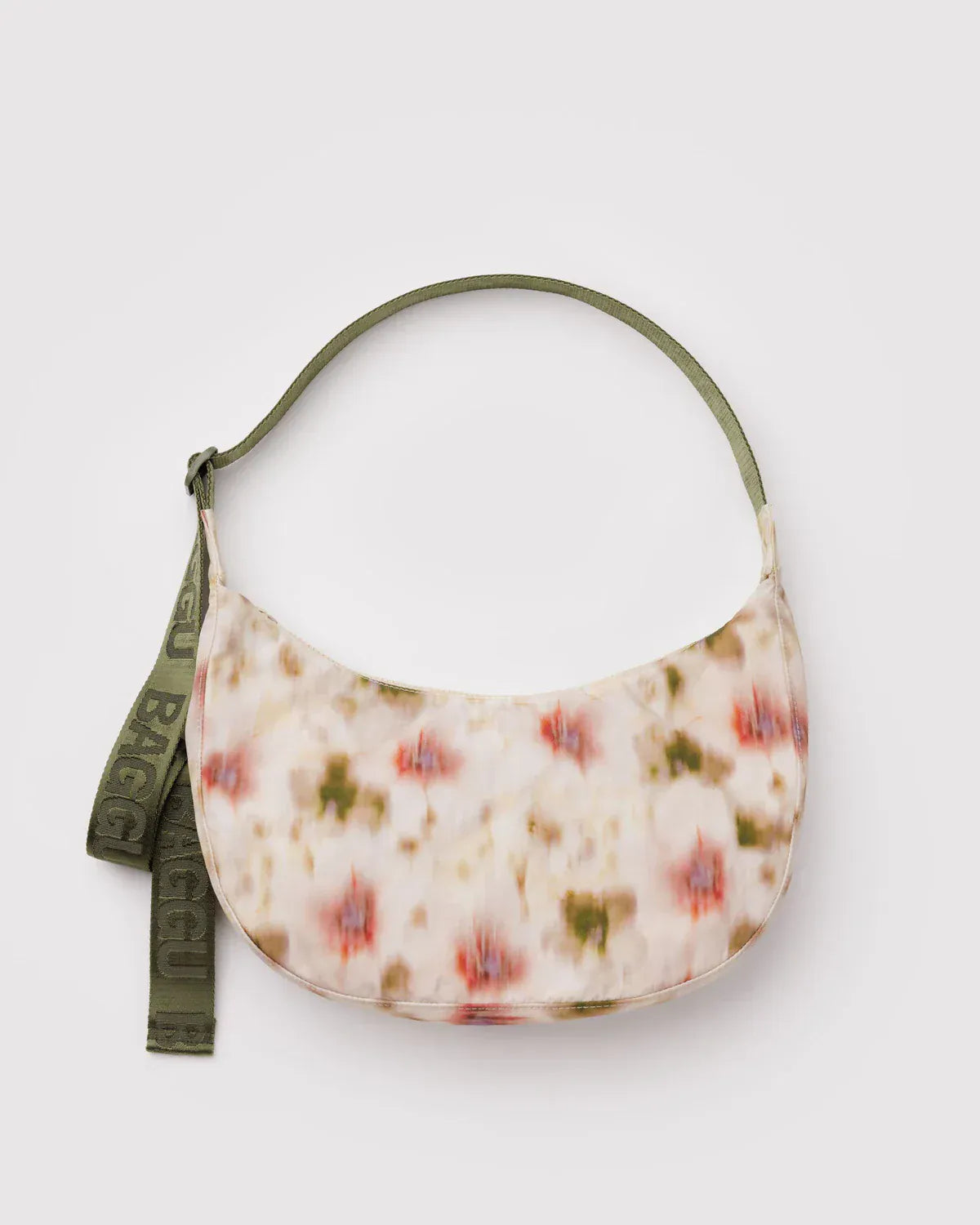 Baggu Fashion Medium Nylon Crescent Bag | Abstract Floral