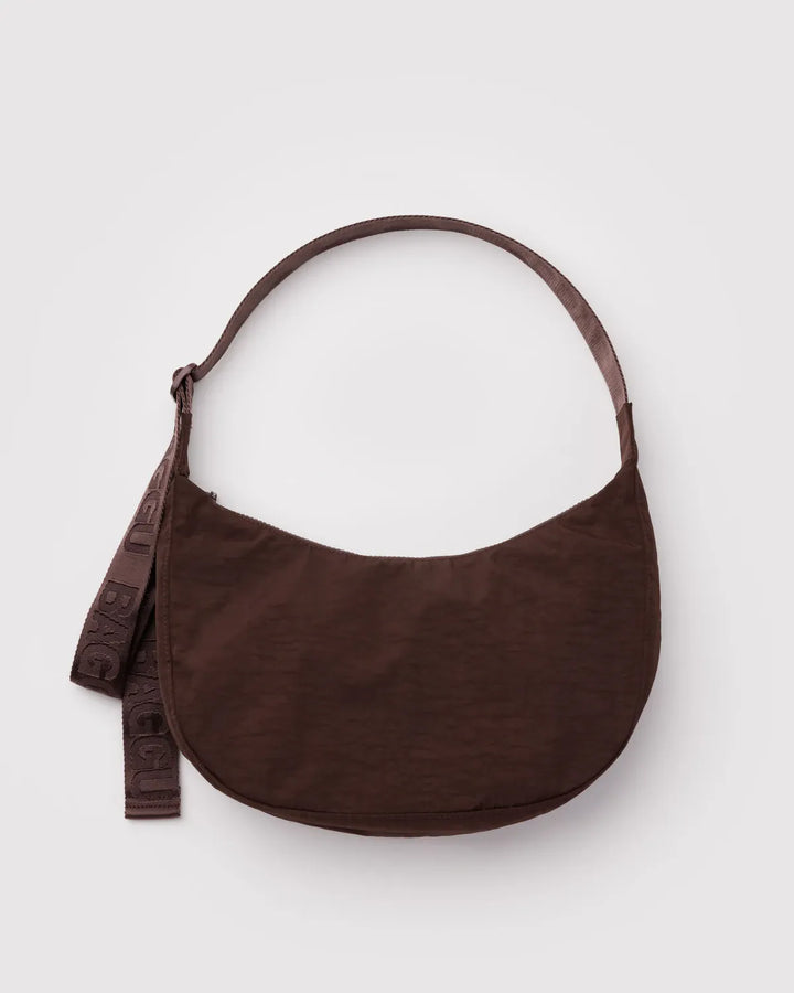Baggu Fashion Medium Nylon Crescent Bag | Coffee