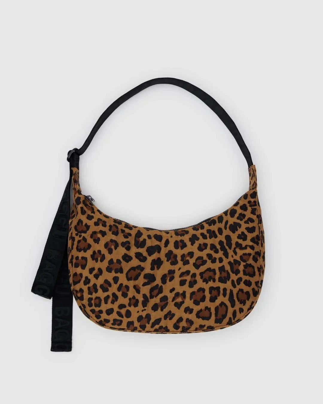 Baggu Fashion Medium Nylon Crescent Bag | Leopard