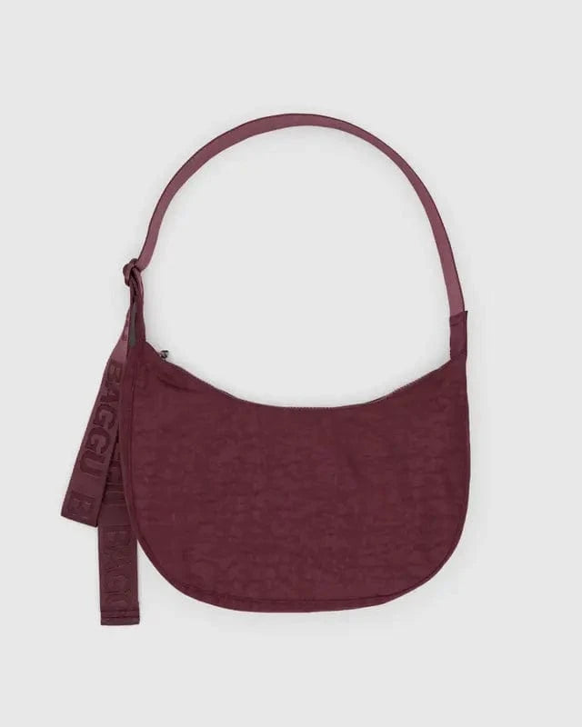 Baggu Fashion Medium Nylon Crescent Bag | Mahogany
