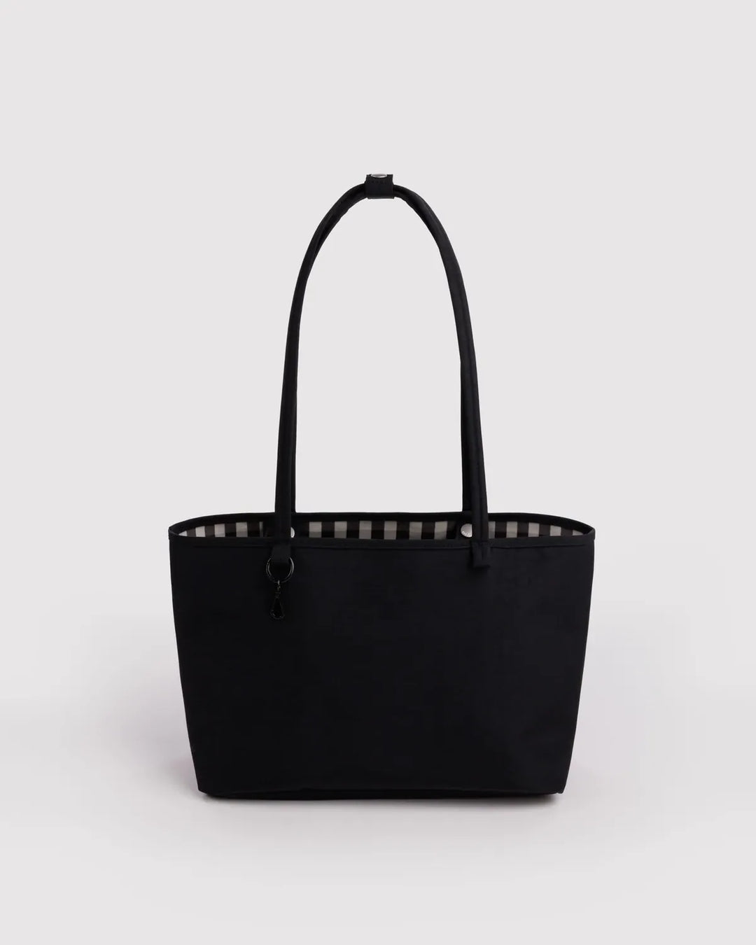 Baggu Fashion Medium Nylon Reversible Tote | Black Mix