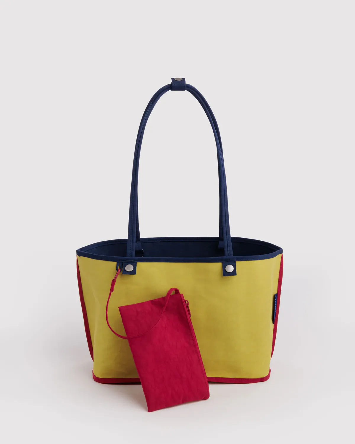 Baggu Fashion Medium Nylon Reversible Tote | Navy Mix
