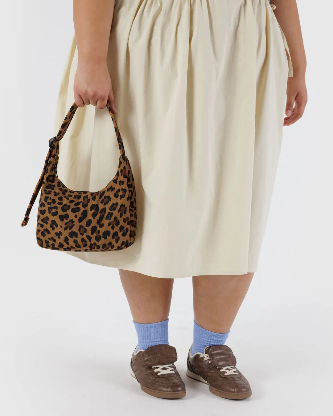 Baggu Fashion Mini Nylon Shoulder Bag | Leopard
