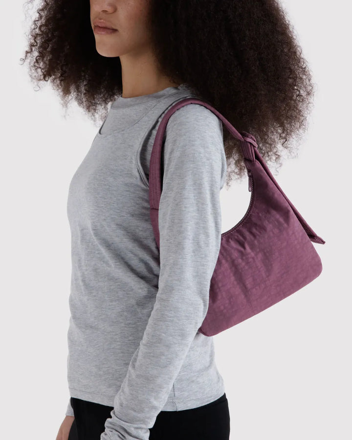 Baggu Fashion Mini Nylon Shoulder Bag | Wild Plum