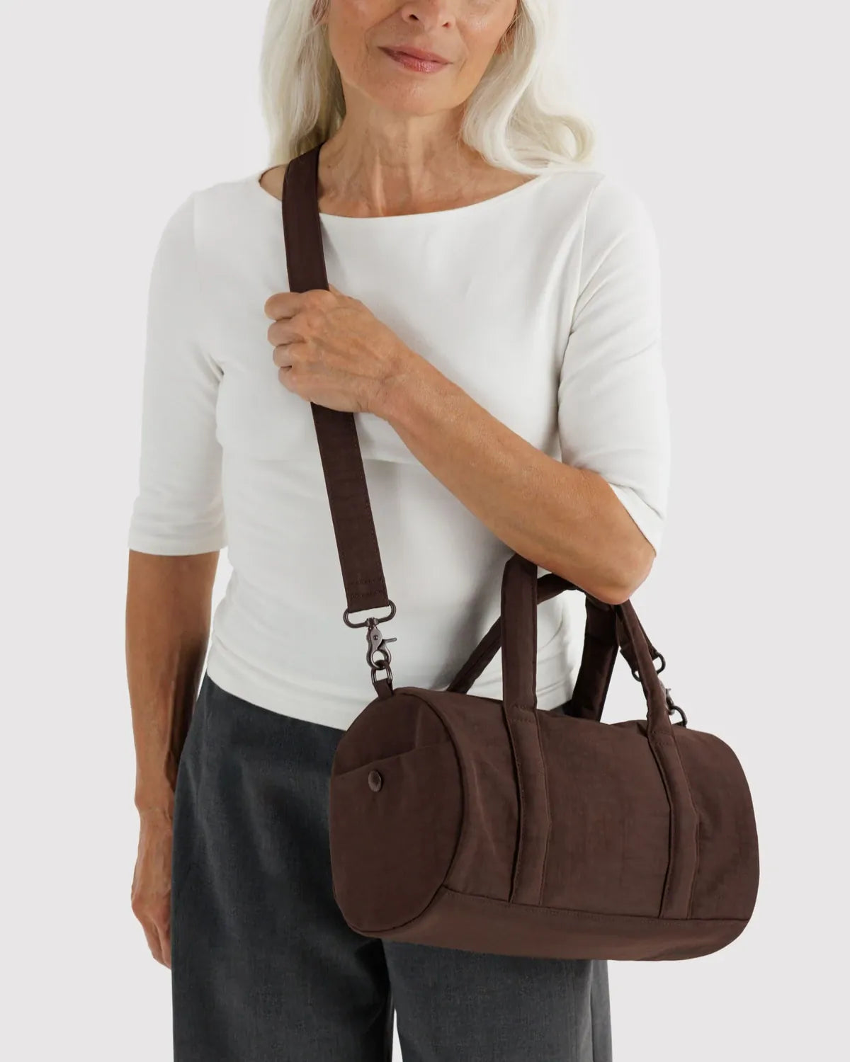 Baggu Fashion Nylon Duffle Bag | Coffee