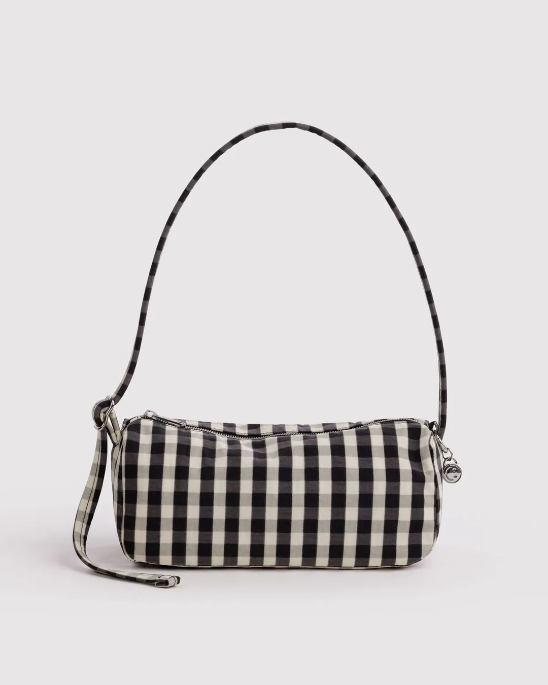 Baggu Fashion Nylon Loaf Bag | Black And Cream Gingham