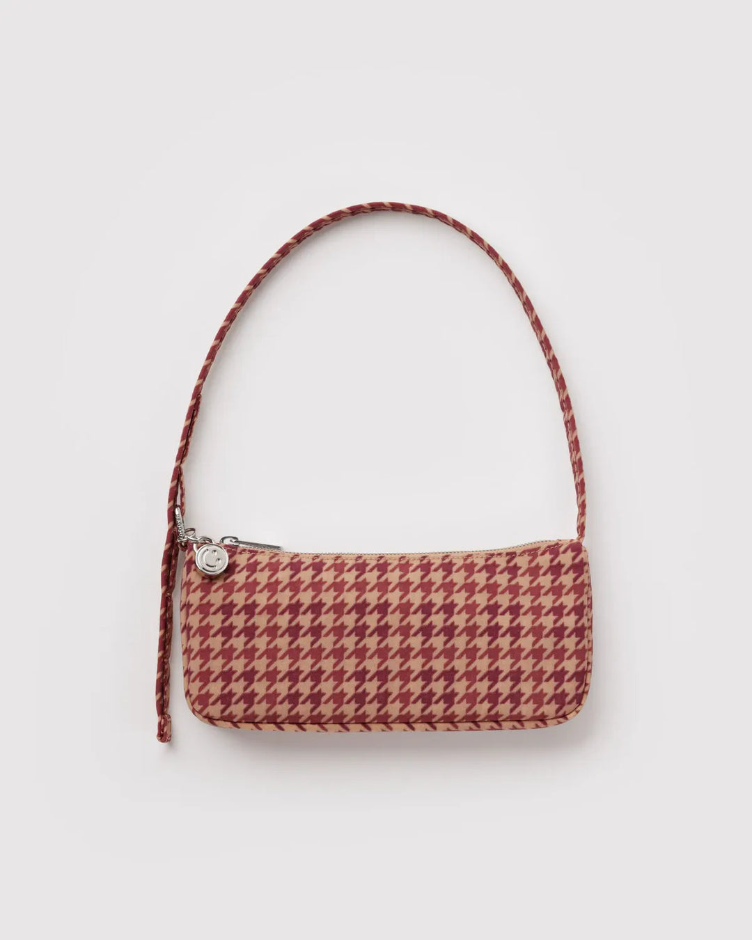 Baggu Fashion Nylon Pochette | Tan Houndstooth