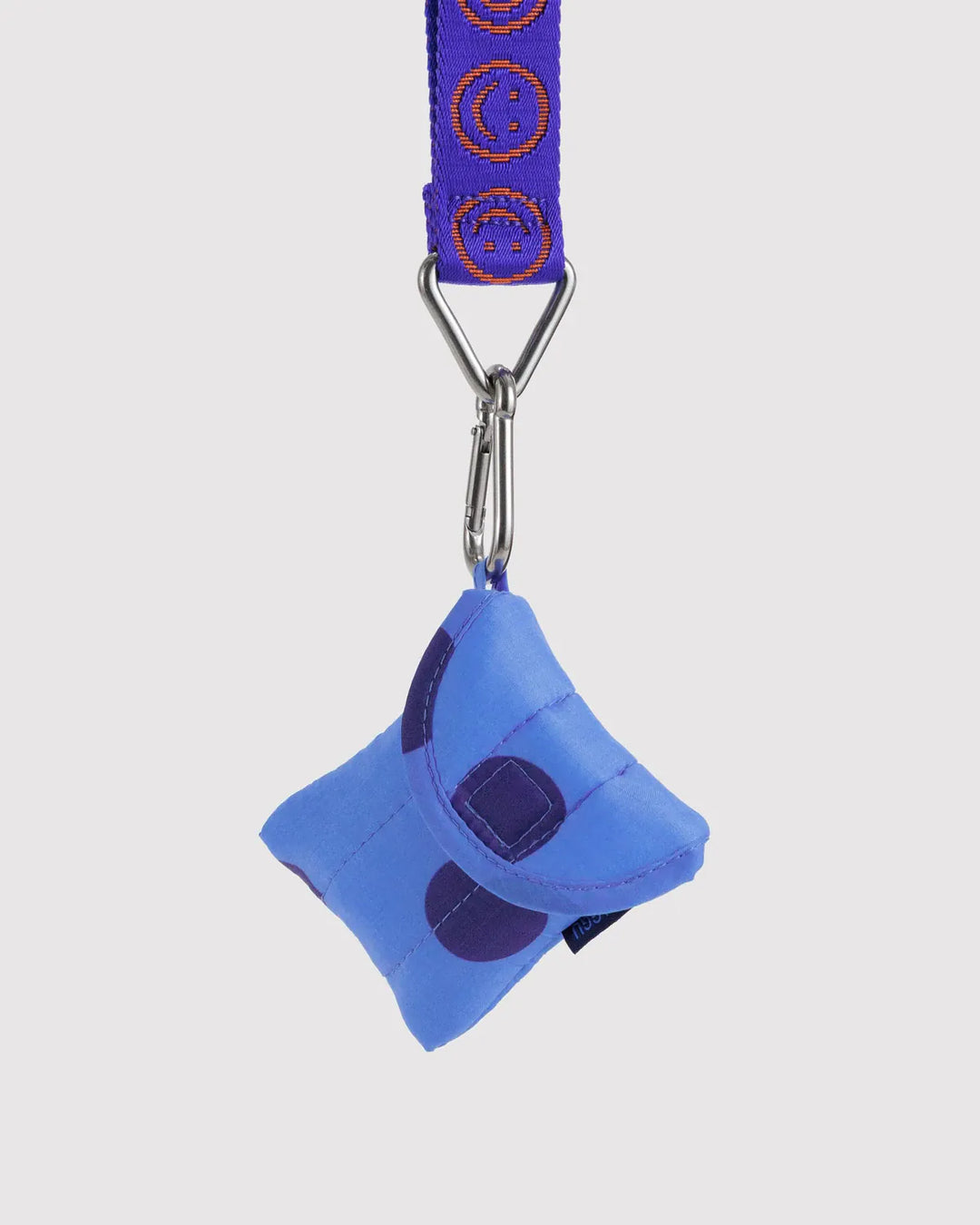 Baggu Fashion Puffy Earbuds Case | Blue Polka Dot