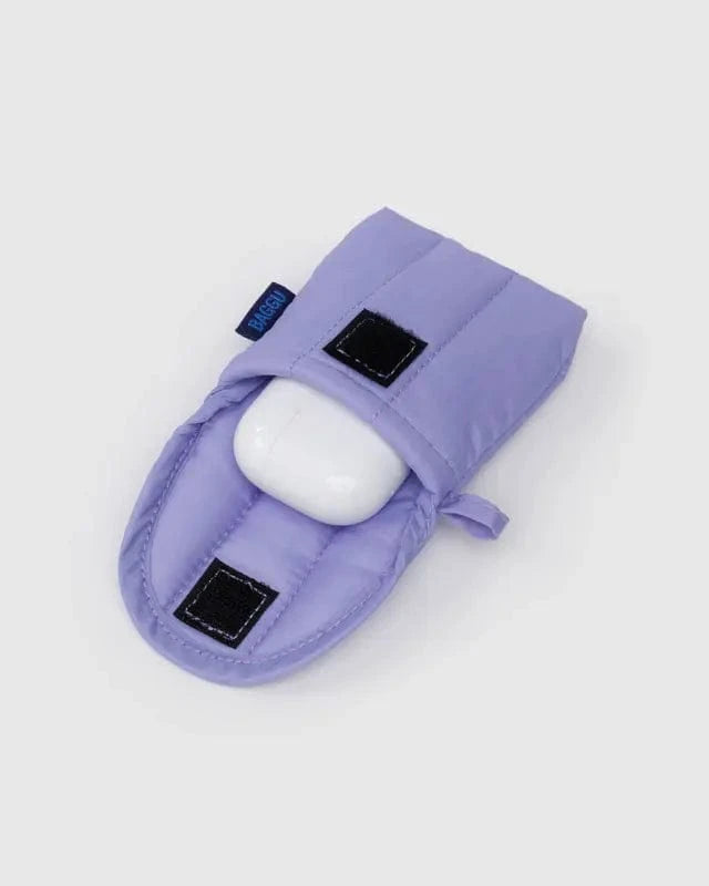 Baggu Fashion Puffy Earbuds Case | Wisteria