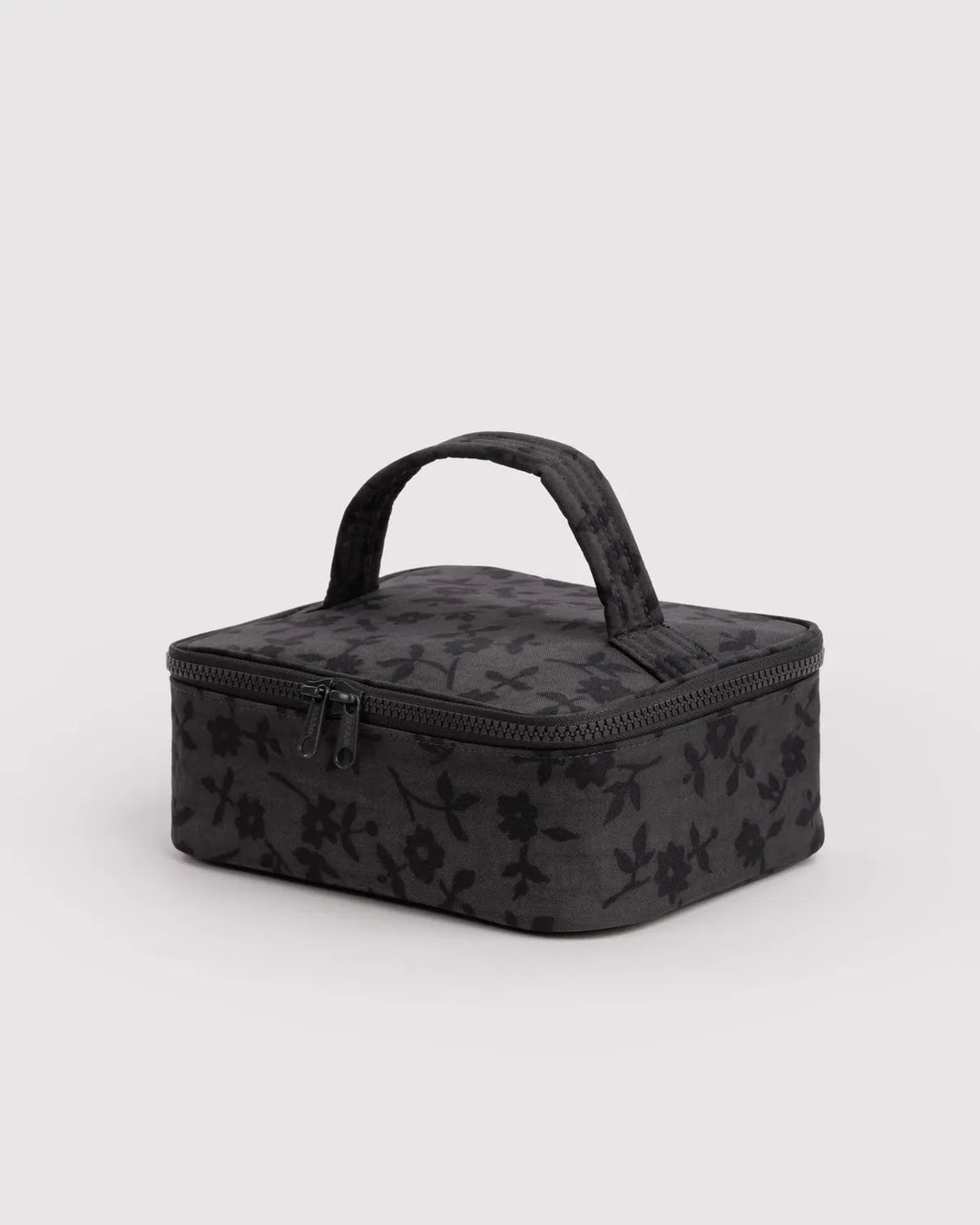 Baggu Fashion Small Cosmetic Case | Charcoal Ditsy Floral