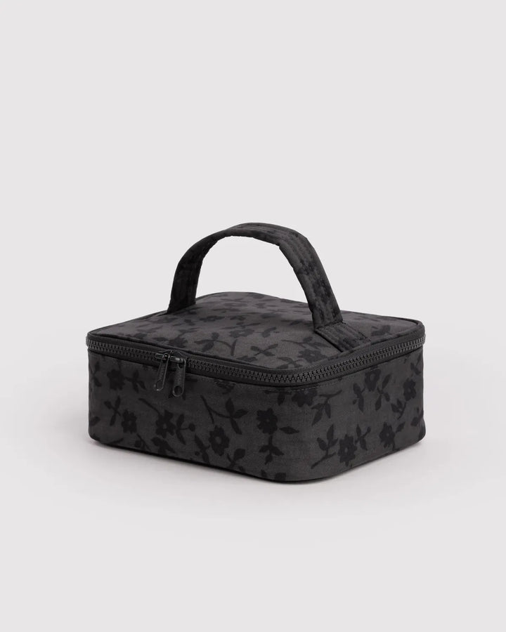 Baggu Fashion Small Cosmetic Case | Charcoal Ditsy Floral