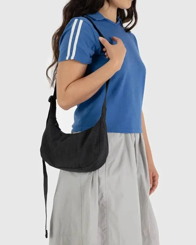Baggu Fashion Small Nylon Crescent Bag | Black
