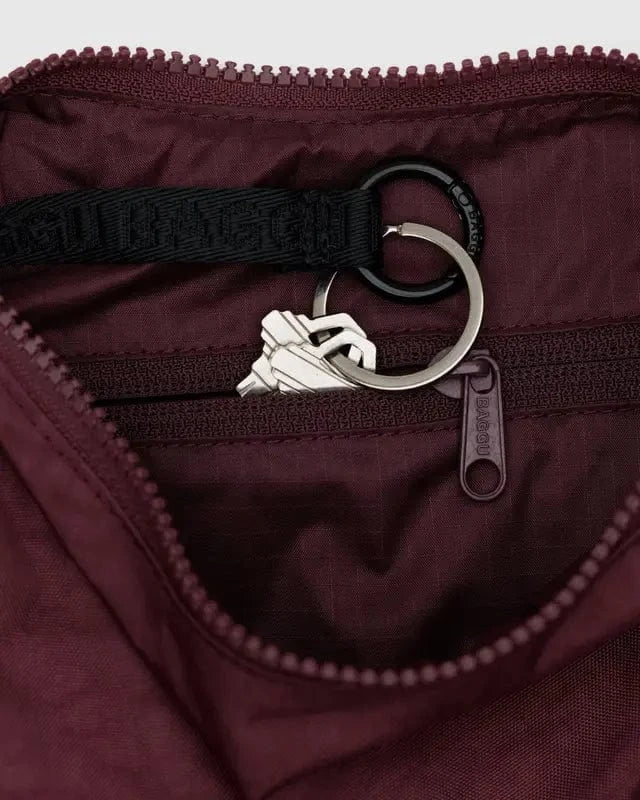 Baggu Fashion Small Nylon Crescent Bag | Mahogany