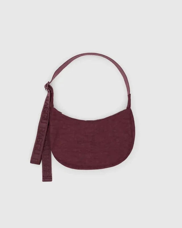 Baggu Fashion Small Nylon Crescent Bag | Mahogany