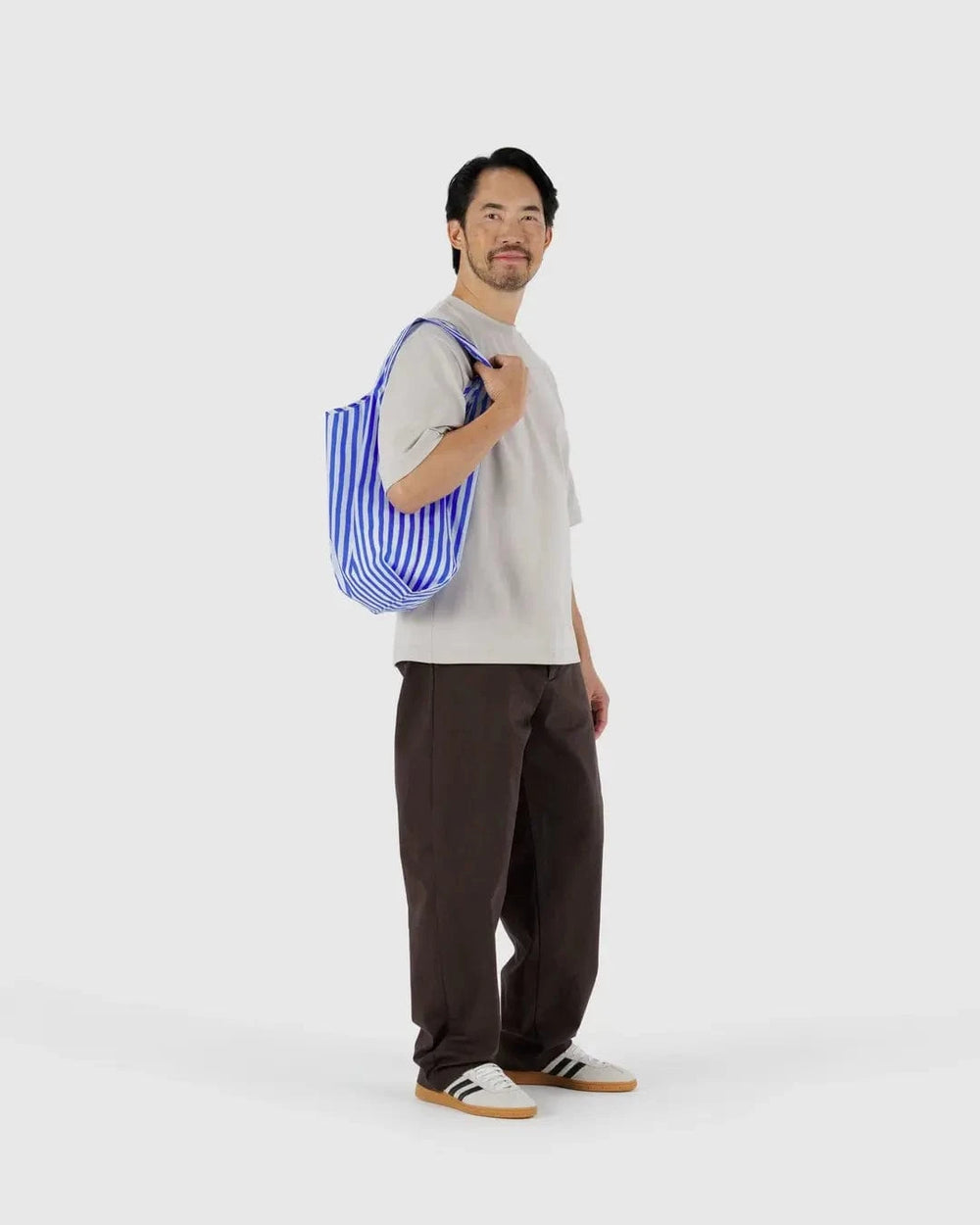 Baggu Fashion Standard Baggu | Blue Painted Stripe