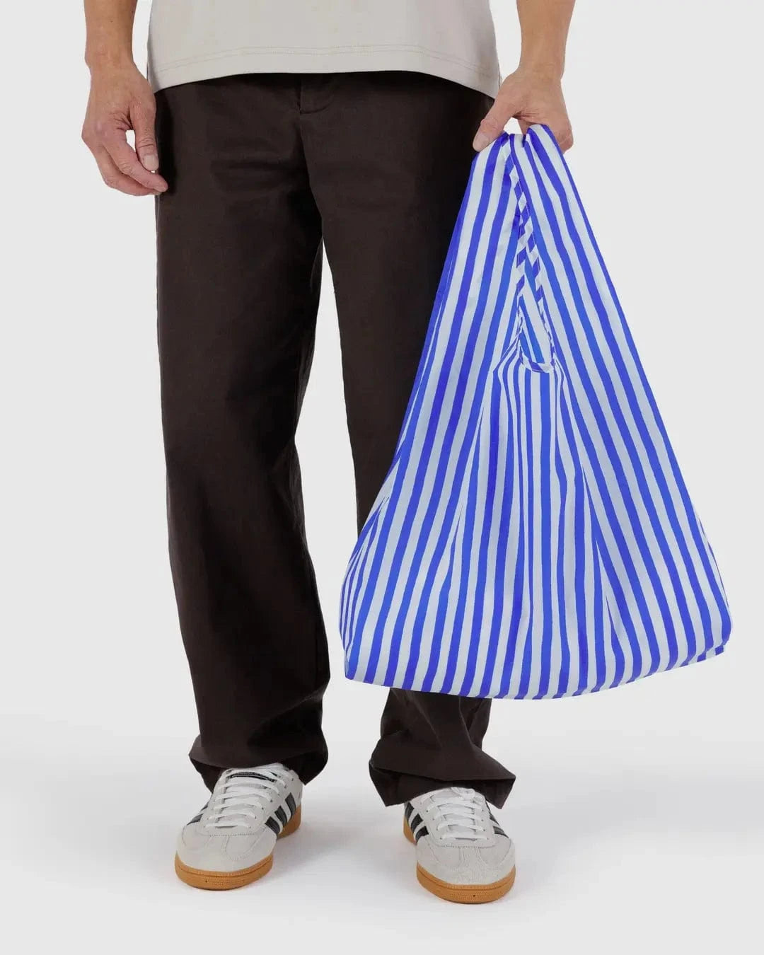 Baggu Fashion Standard Baggu | Blue Painted Stripe