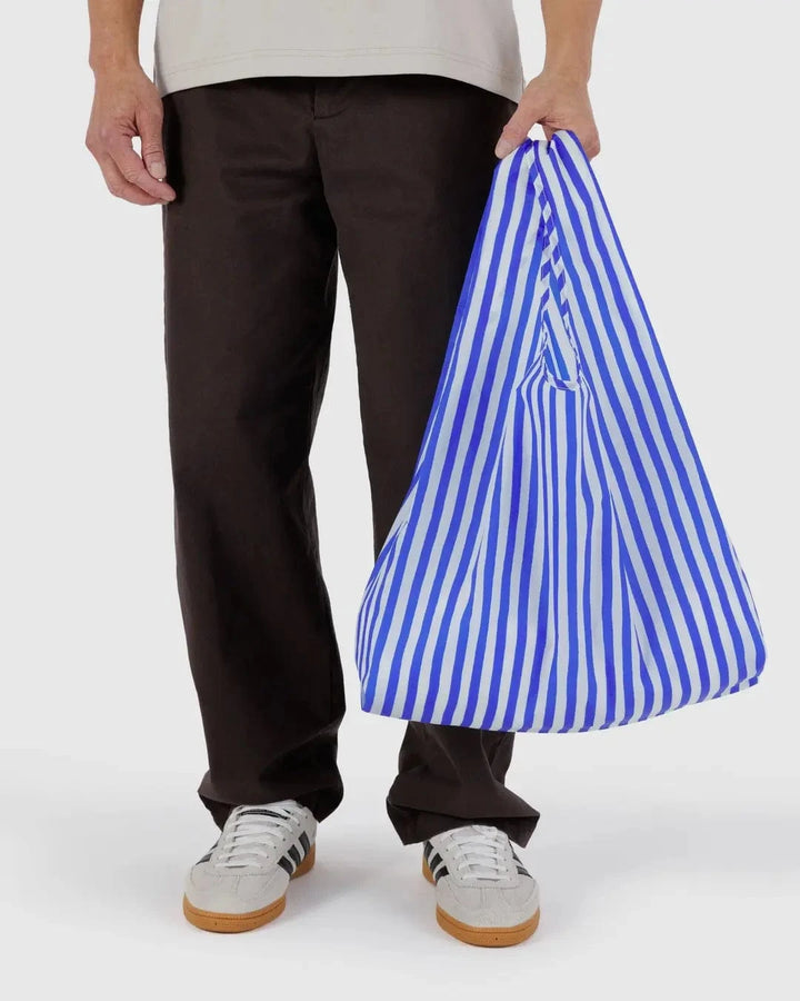 Baggu Fashion Standard Baggu | Blue Painted Stripe