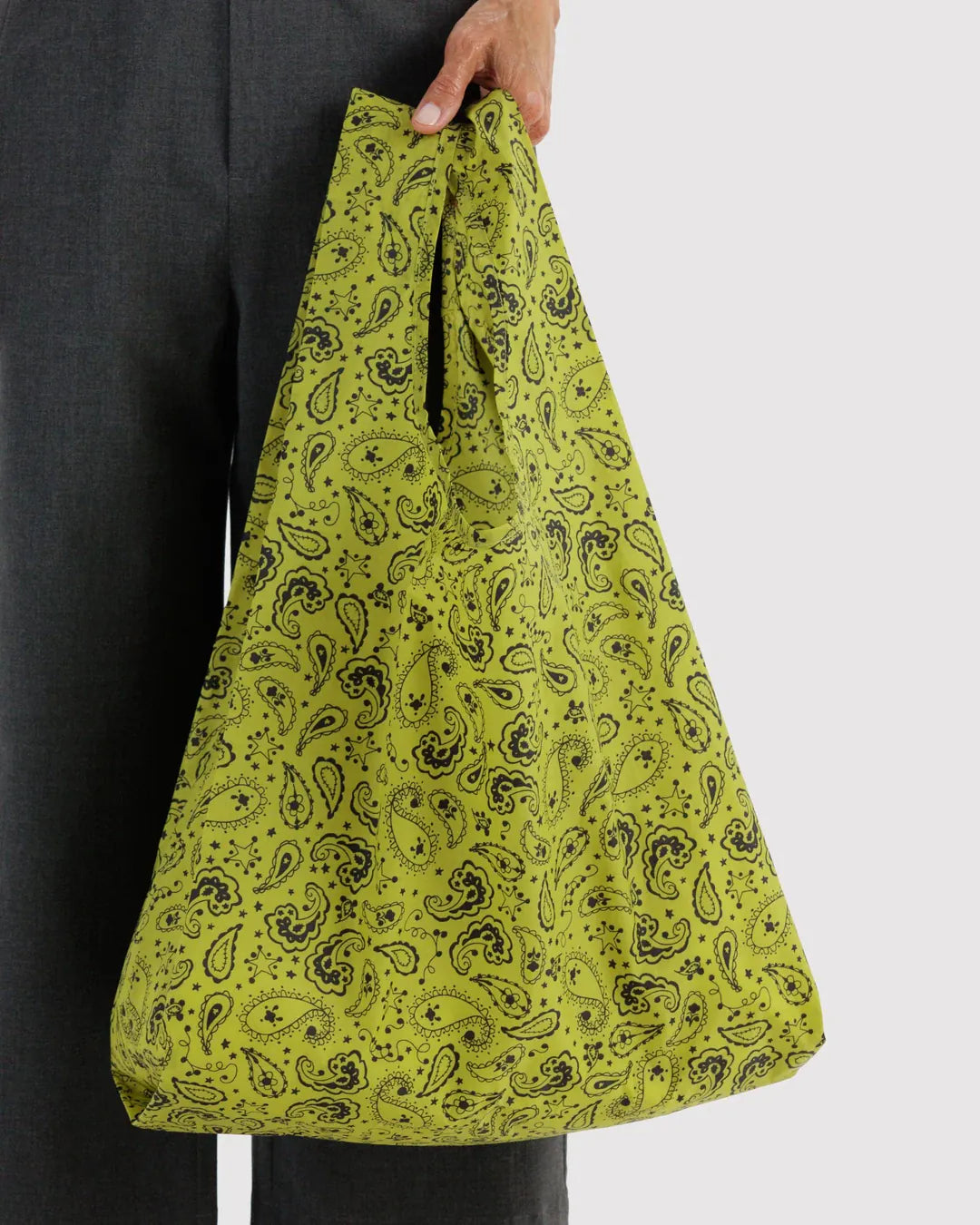 Baggu Fashion Standard Baggu | Chartreuse Paisley