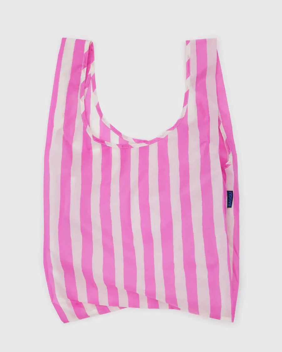 Baggu Fashion Standard Baggu | Pink Painted Stripe