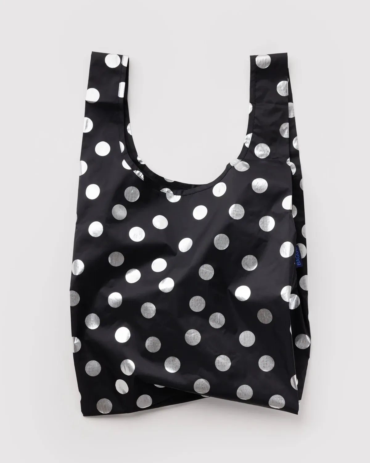 Baggu Fashion Standard Baggu | Silver Metallic Polka Dot