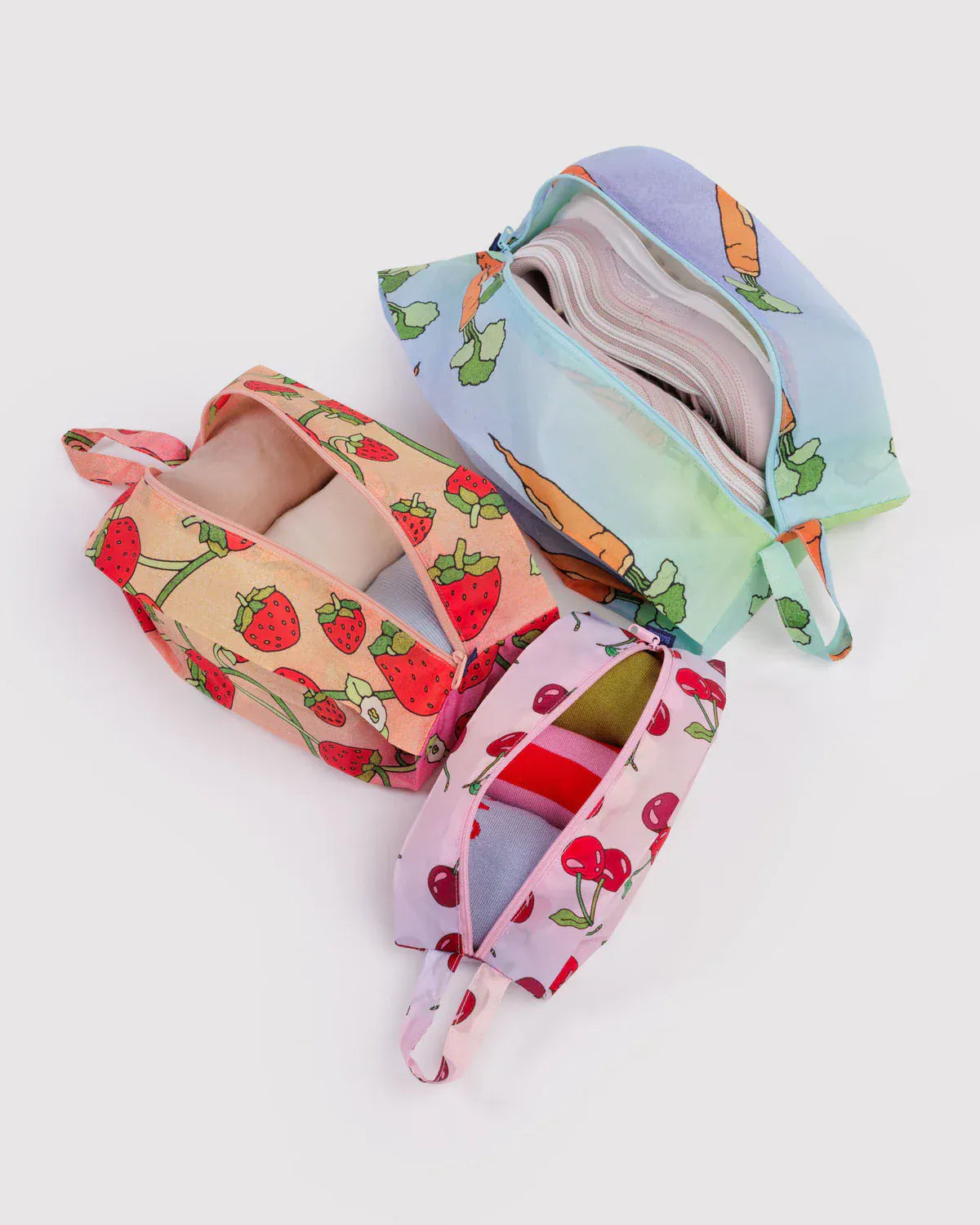 Baggu Gifts 3D Zip Set | Carrots & Berries