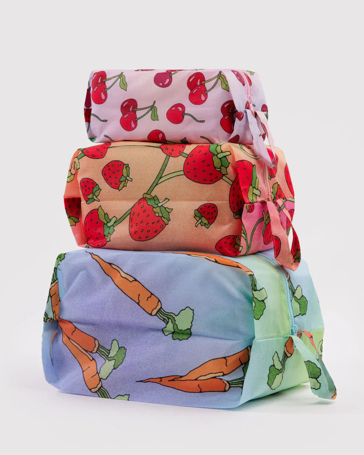 Baggu Gifts 3D Zip Set | Carrots & Berries
