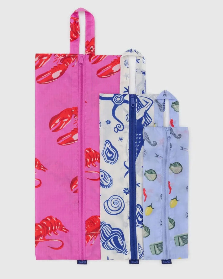 Baggu Gifts 3D Zip Set | Sea Creatures
