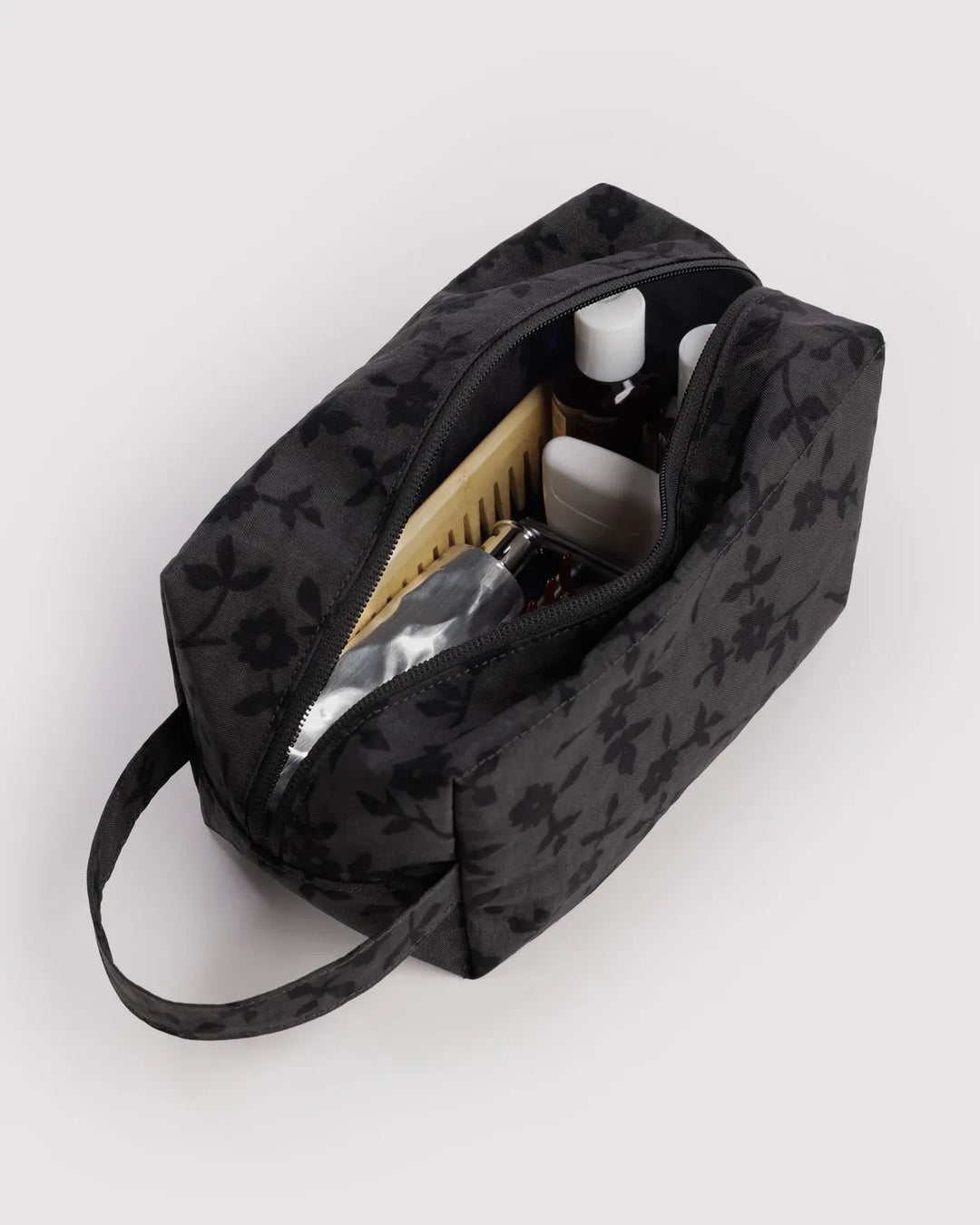 Baggu Gifts Dopp Kit | Charcoal Ditsy Floral