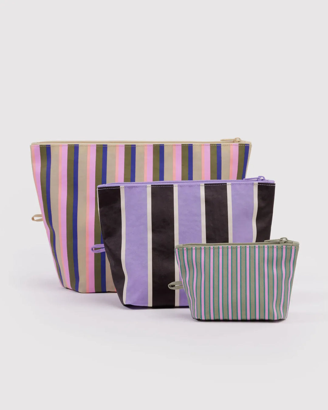 Baggu Gifts Go Pouch Set | Candy Shop Stripes