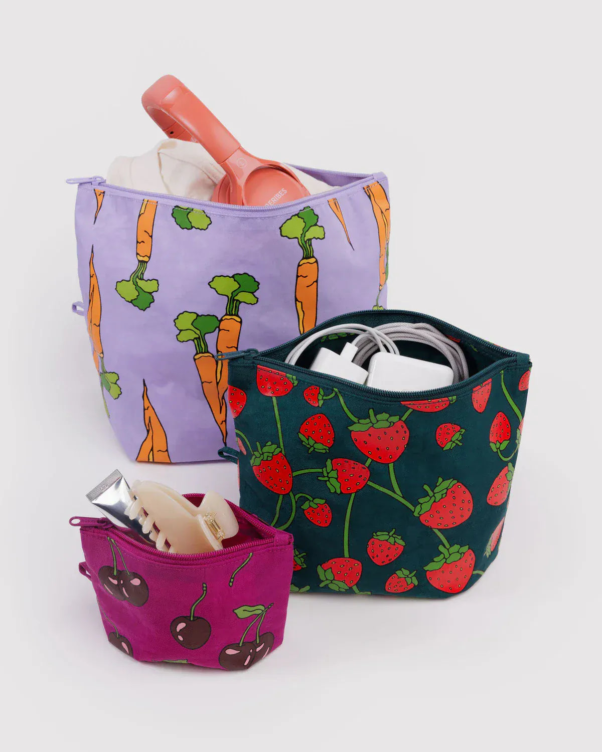 Baggu Gifts Go Pouch Set | Carrots & Berries
