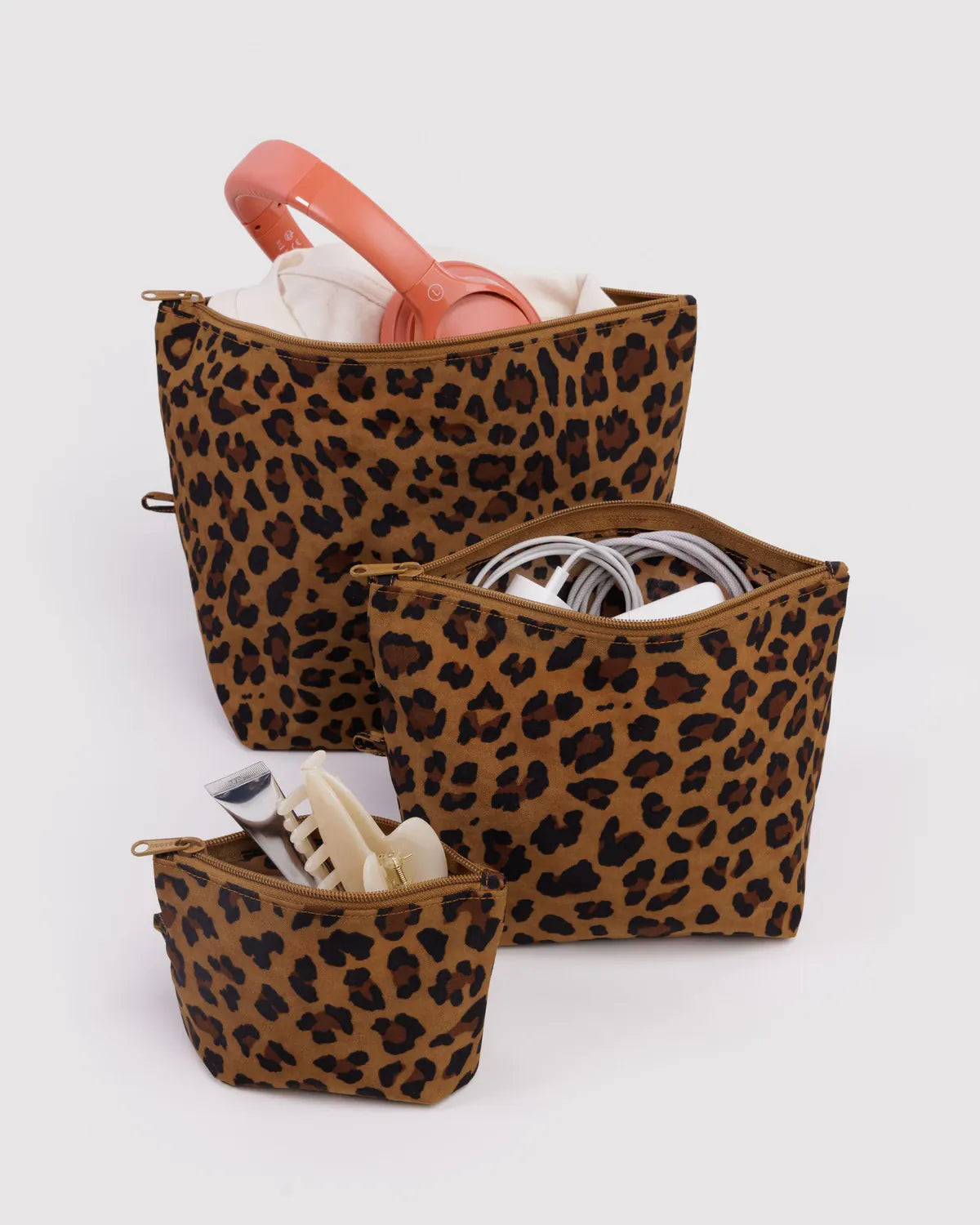 Baggu Gifts Go Pouch Set | Leopard