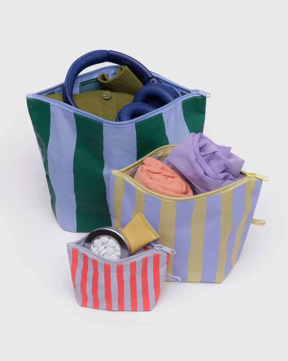 Baggu Gifts Go Pouch Set | Painted Stripe