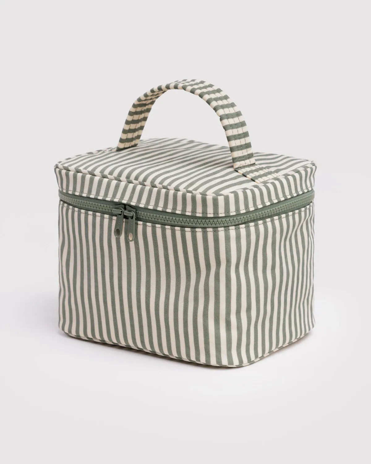 Baggu Gifts Large Cosmetic Case | Sage Stripe
