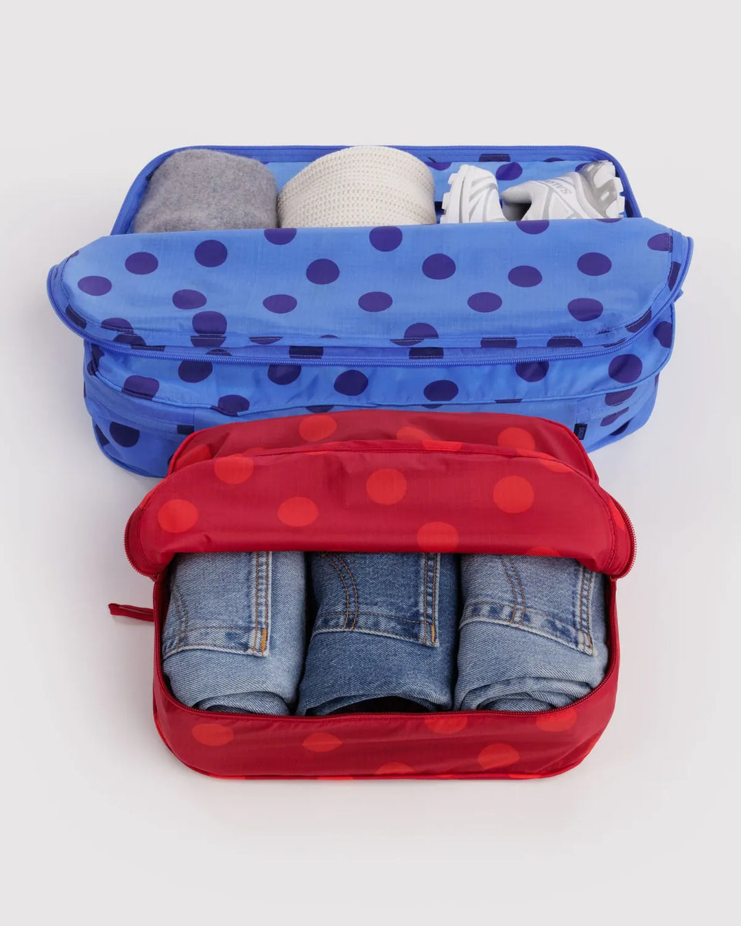 Baggu Gifts Large Packing Cube Set | Polka Dot Mix