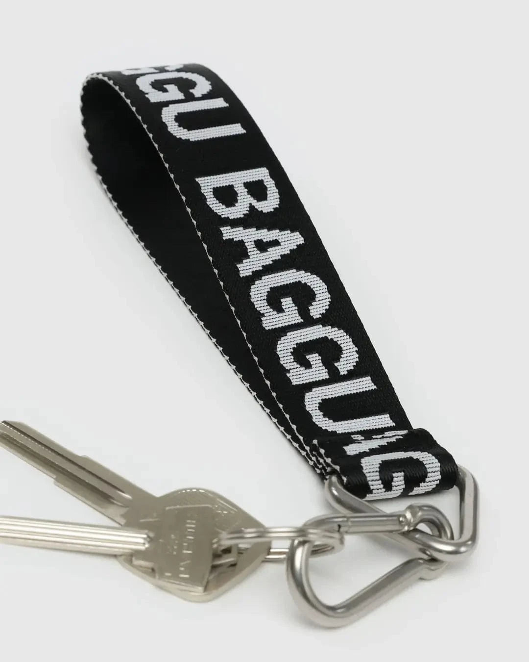 Baggu Gifts Logo Keychain | Black and White