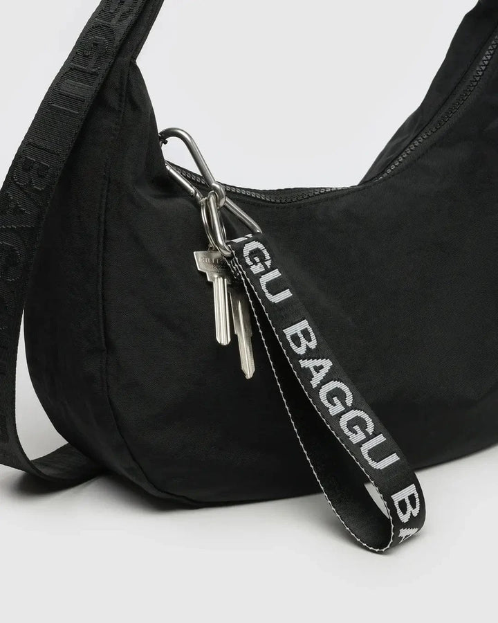 Baggu Gifts Logo Keychain | Black and White