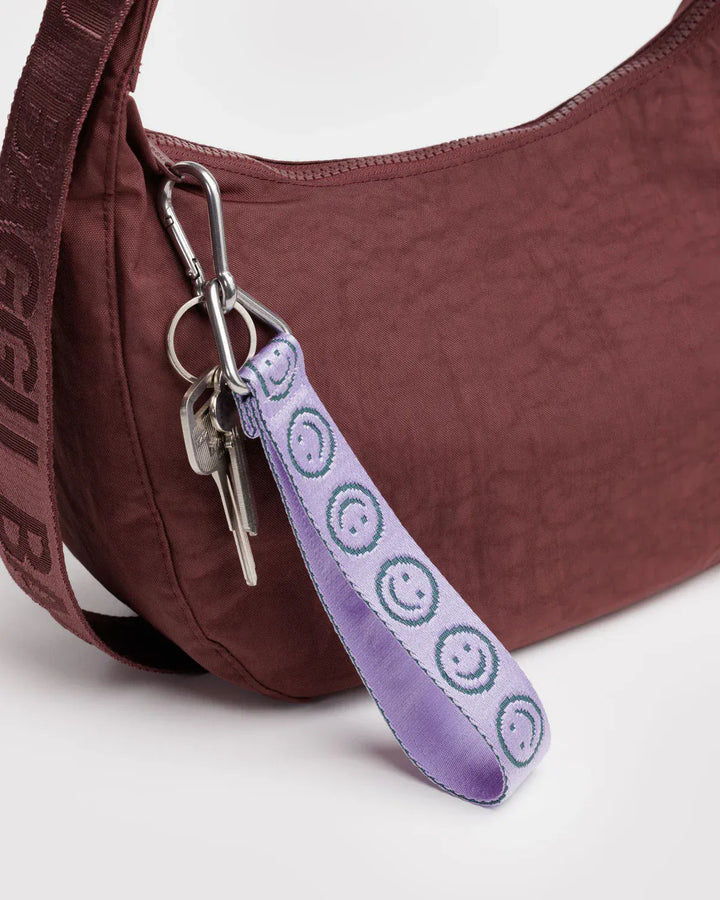 Baggu Gifts Logo Keychain | Lilac Happy