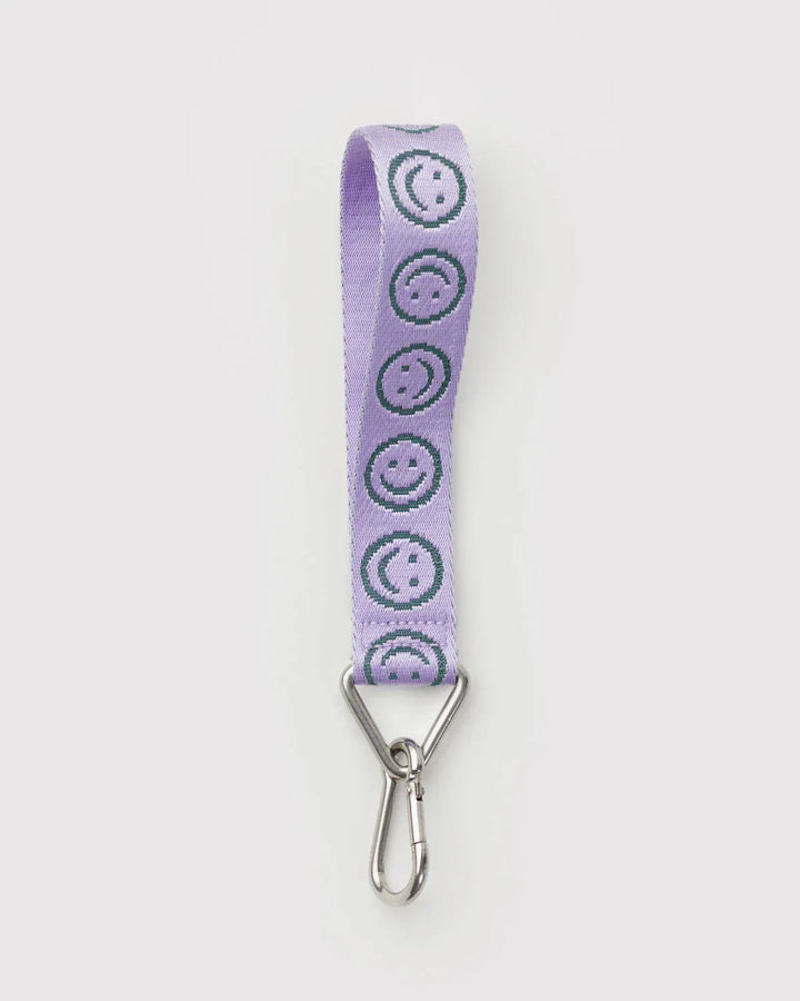 Baggu Gifts Logo Keychain | Lilac Happy