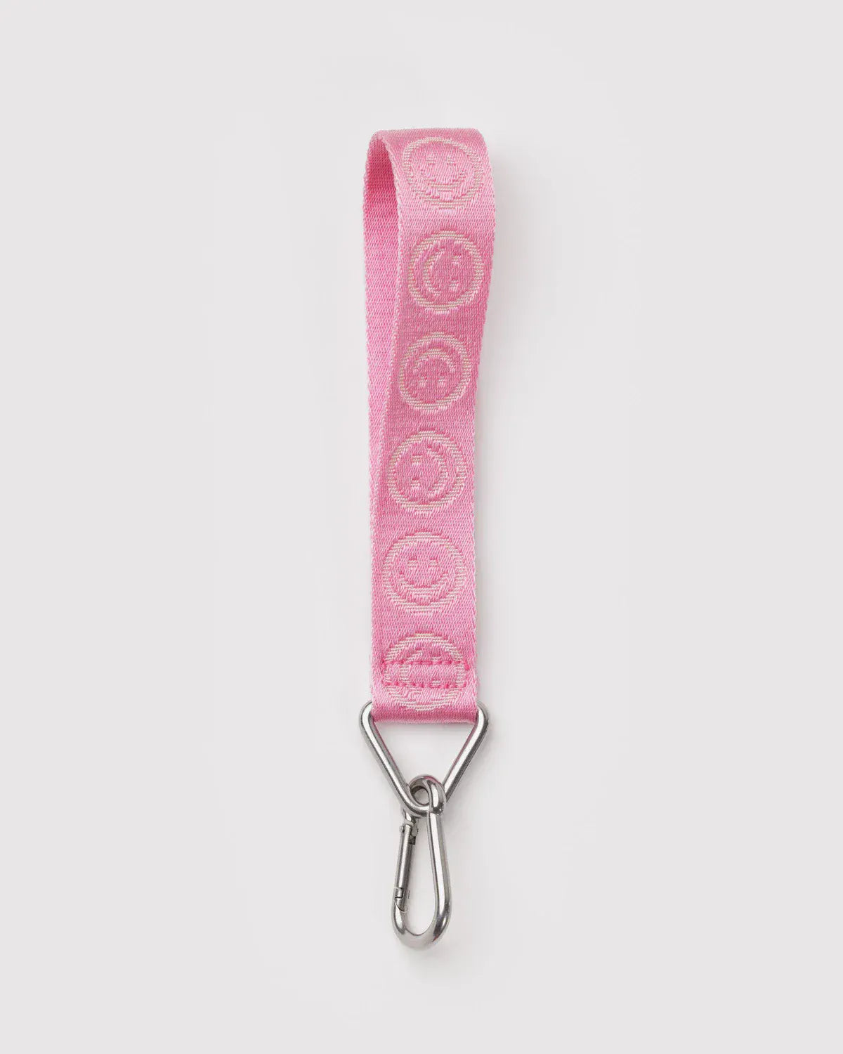 Baggu Gifts Logo Keychain | Pink Happy
