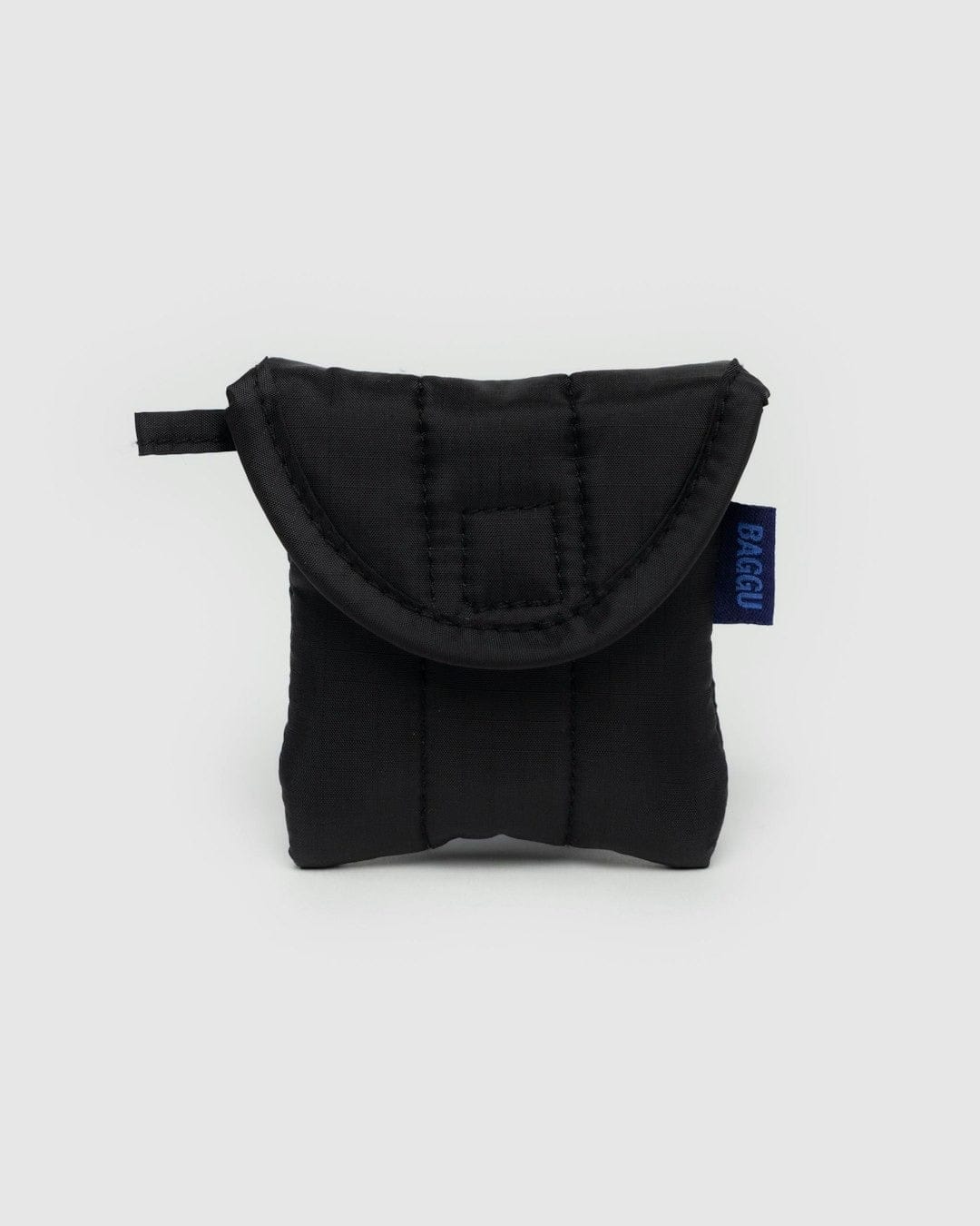 Baggu Pouch Black Puffy Earbuds Case