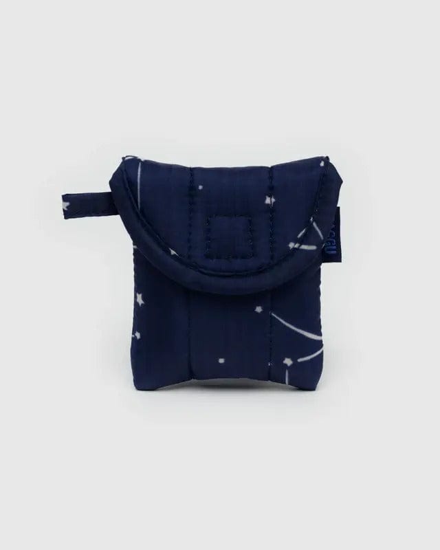 Baggu Pouch Constellation Midnight Puffy Earbuds Case | BAGGU