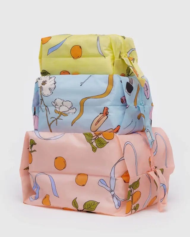 Baggu Pouch Get Ready With Me 3D Zip Set | BAGGU