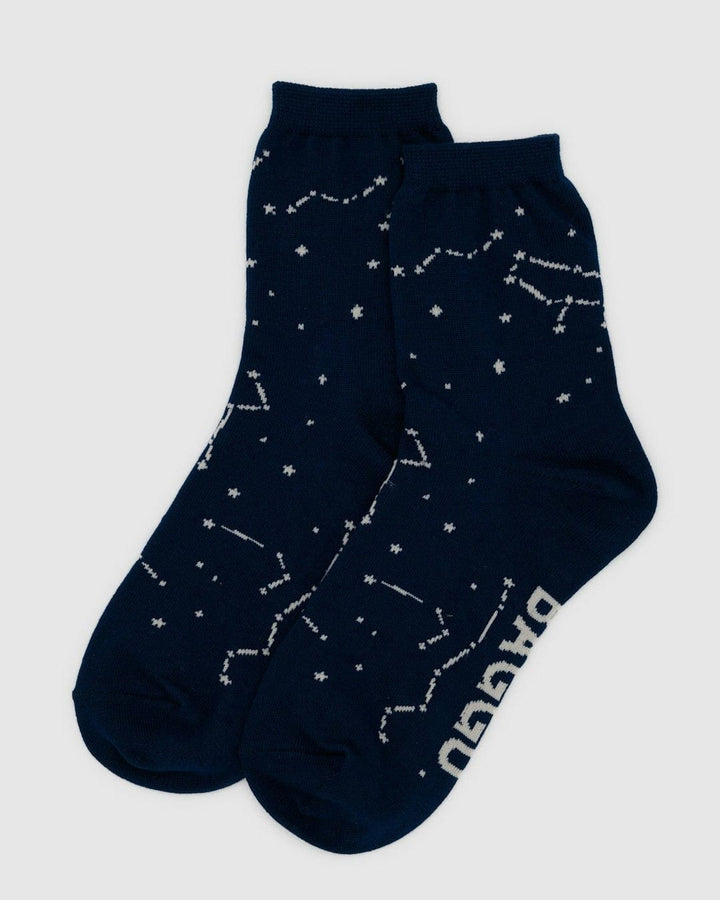 Baggu Socks Constellation Midnight / OS Crew Sock